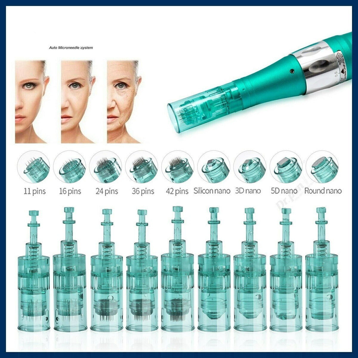Replacement Needle Cartridges for Microneedling Pen (sold individually)